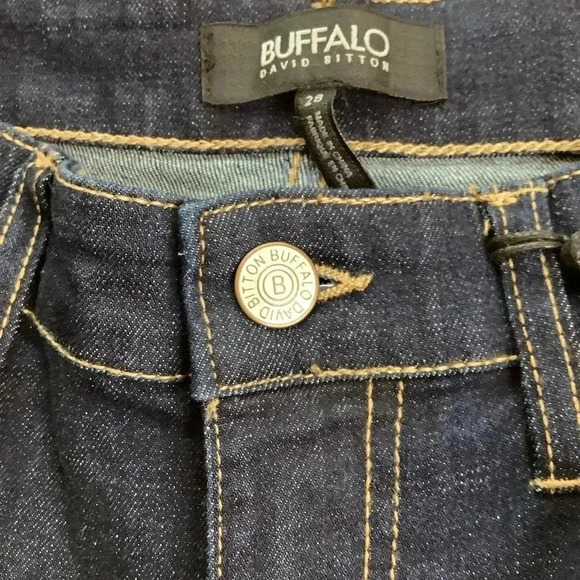 BUFFALO DAVID BITTON Bailey Mid Rise Boot Cut Jeans  Size 28 - Picture 8 of 15